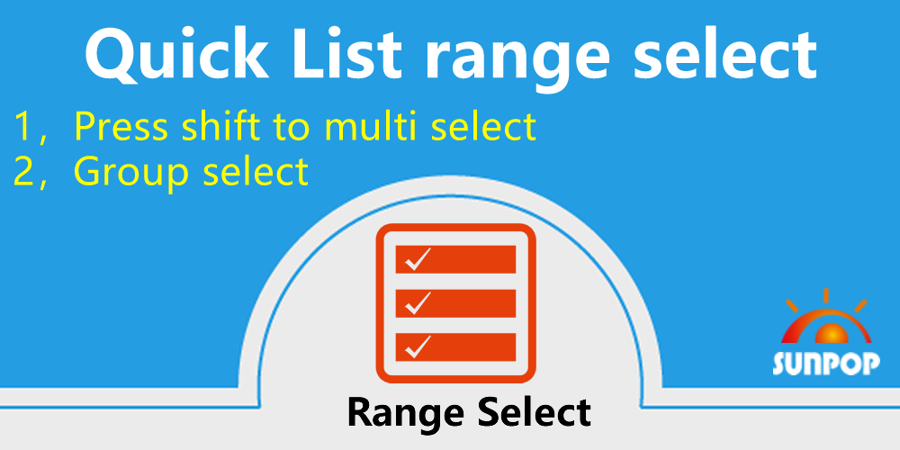 List Range Selection
