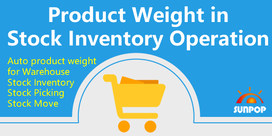Weight in Stock Inventory Operation Picking and Move