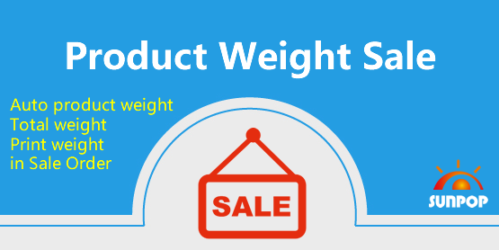 Weight in Sales Order