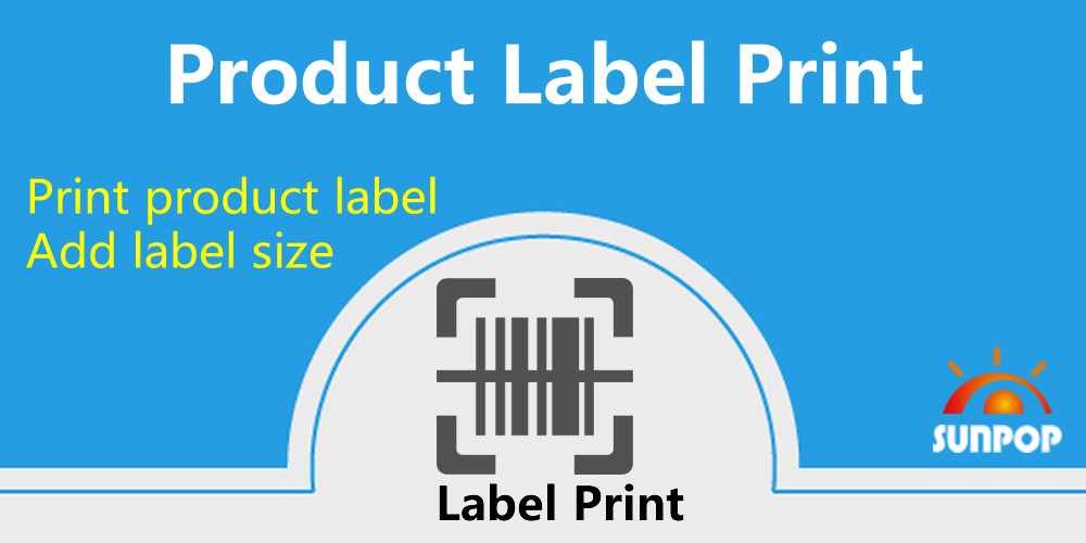 Product label print per page, report Enhance