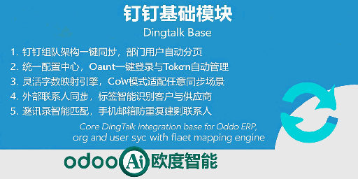 [app_dingtalk_base] 钉钉基础模块,Dingtalk Base