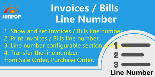 [app_account_line_sequence] Account Invoicing Line Number Sequence, Bill Line Number