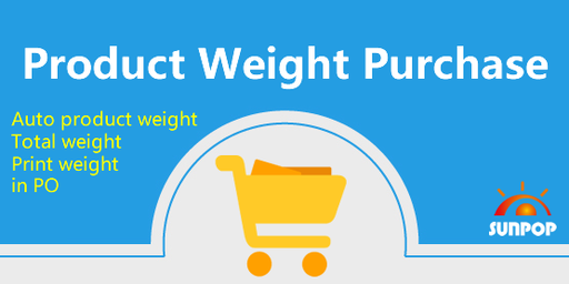 [app_product_weight_purchase] Weight in Purchase Order