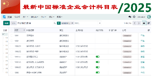 [l10n_cn_standard_latest] 2023最新中国企业会计表.Latest Chinese Accounting for odoo16
