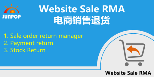 [app_website_sale_rma] Sale RMA website, sale order return. 销售退换