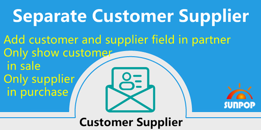 [app_base] Separate Customer Vendor / Supplier in Sale and Purchase