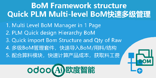 [app_bom_framework] Bom Framework, Multi level bom easy manager, PLM